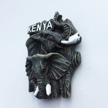 Load image into Gallery viewer, Kenya Elephant Magnet Stickers