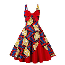 Load image into Gallery viewer, Africa Vintage Print Sleeveless Dress