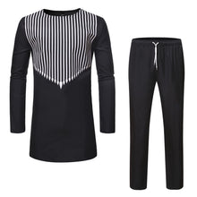 Load image into Gallery viewer, Striped Long Sleeve Split Shirt