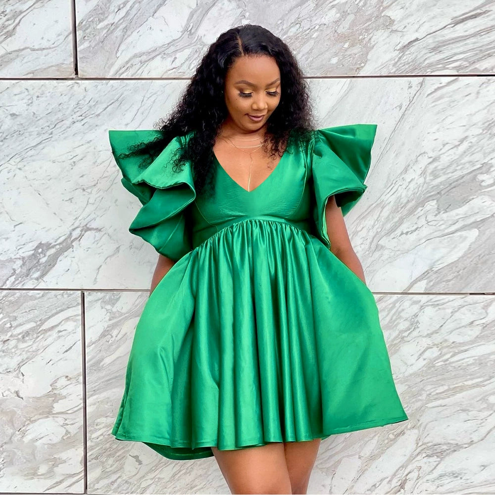 Green Vestido African Dress