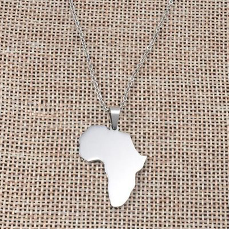 Buy Africa Map Flag Pendant Chain African Maps Jewelry with Country Flags ( Silver 8) at Amazon.in