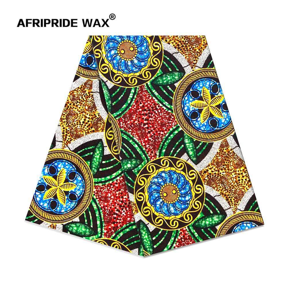 Size 6 African Wax Cotton Fabrics