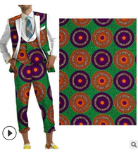 Load image into Gallery viewer, Africa Double Geometric Print Fabric