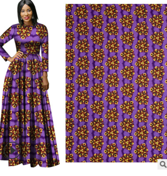 Africa Double Geometric Print Fabric