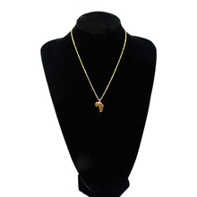 Load image into Gallery viewer, Africa Map Necklace