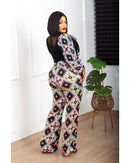 Fashion African Print Suit