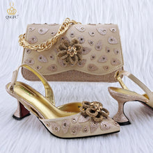 Load image into Gallery viewer, Classic Style Matching Party Shoe And Bag