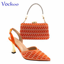 Load image into Gallery viewer, African Women Shoes and Bag Set