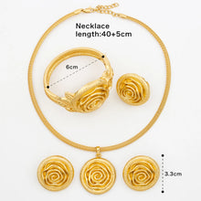 Load image into Gallery viewer, African 18k Gold Jewelry Set