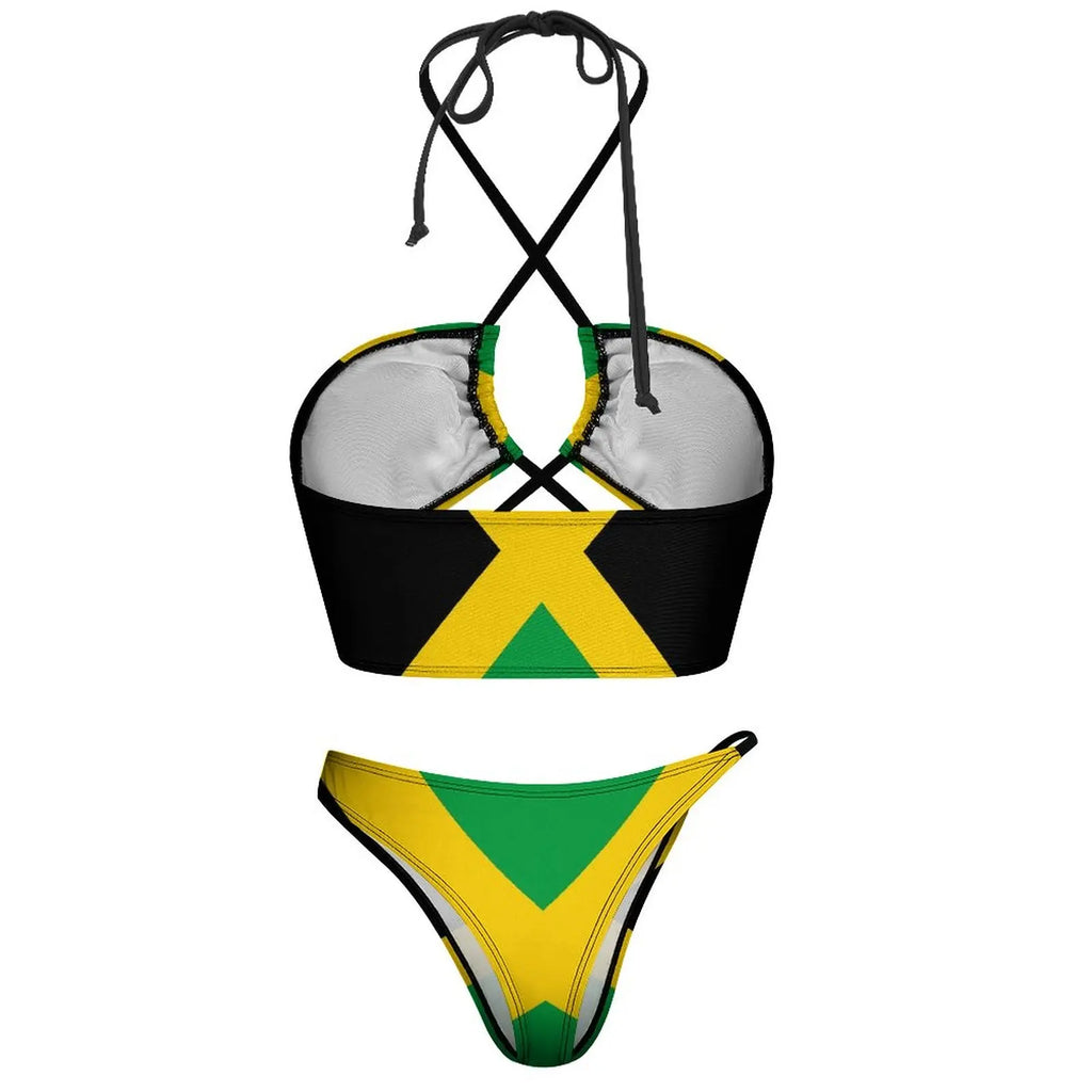 Jamaica Flag Micro Bikinis