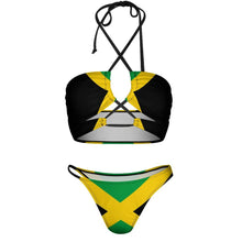 Load image into Gallery viewer, Jamaica Flag Micro Bikinis