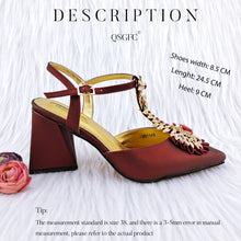 Load image into Gallery viewer, Nigeria Design Ladies Shoes And Bag Set