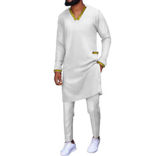 Load image into Gallery viewer, 2 Piece Long-Sleeve Dashiki and Trouser