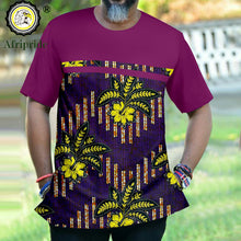 Load image into Gallery viewer, Short Sleeve  Ankara Attire Traditional Clothes A2212017