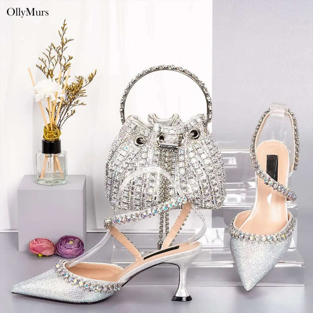 Shoes And Purse Set For Wedding Party