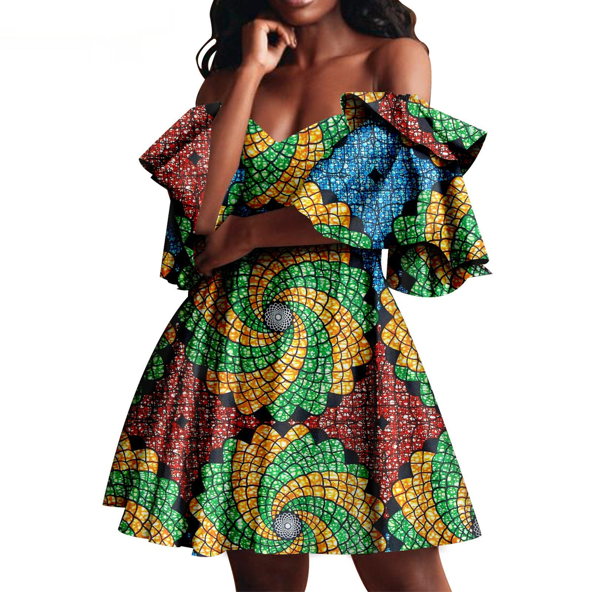 African Women's Party Dress