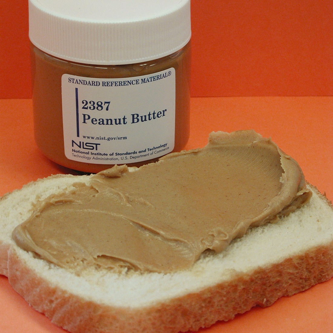 Peanut butter — representative product image for Adom Creamy Peanut Butter; packaging may vary