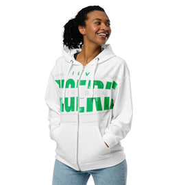 Nigeria Print Unisex zip hoodie