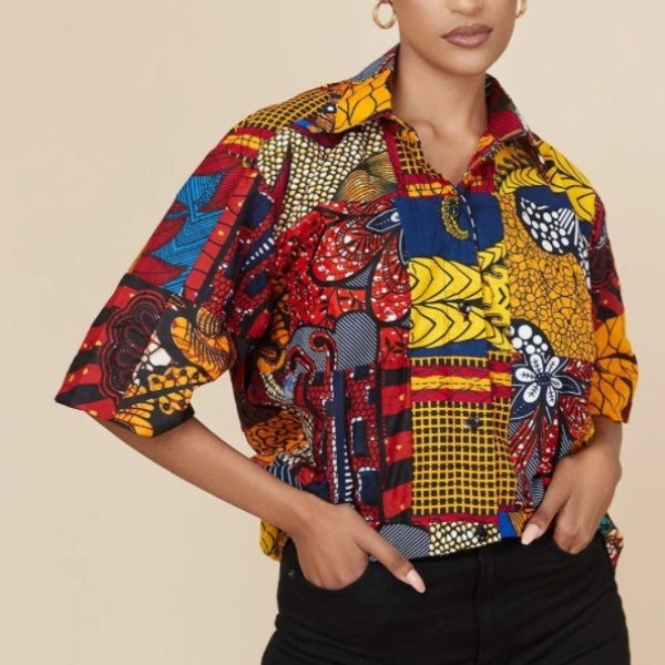 Retro African Style Printed Shirt