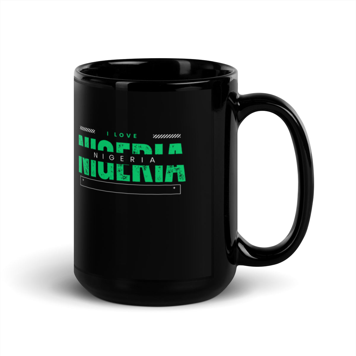 Black Glossy Mug