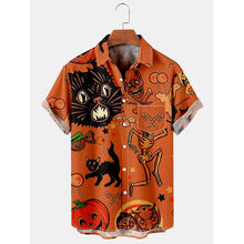Load image into Gallery viewer, Print Loose Men&#39;s Shirt