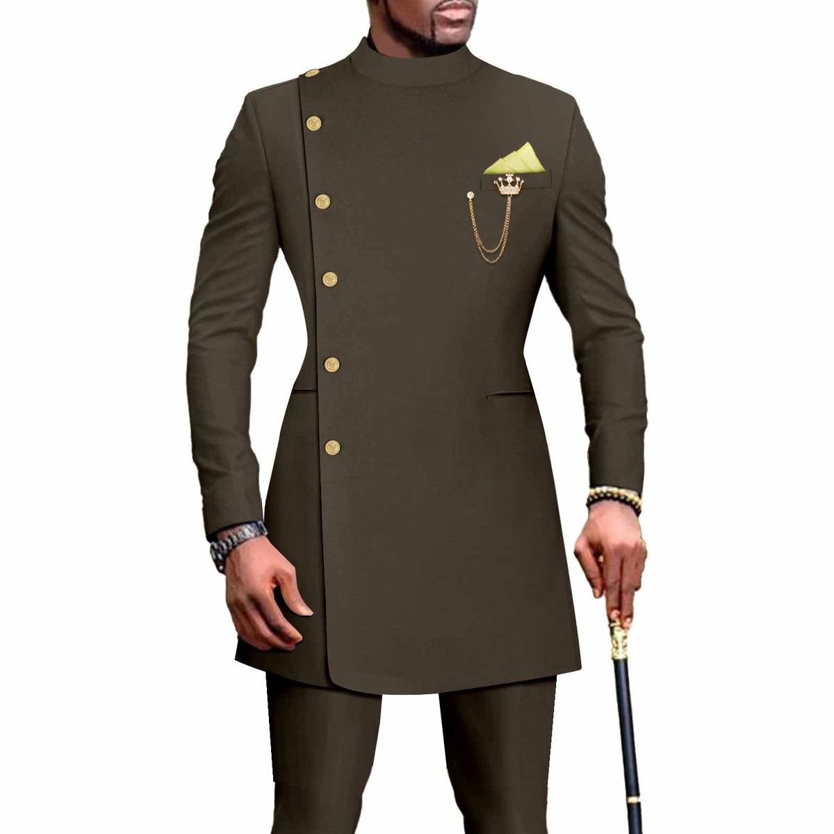 African Men's Two-piece Set