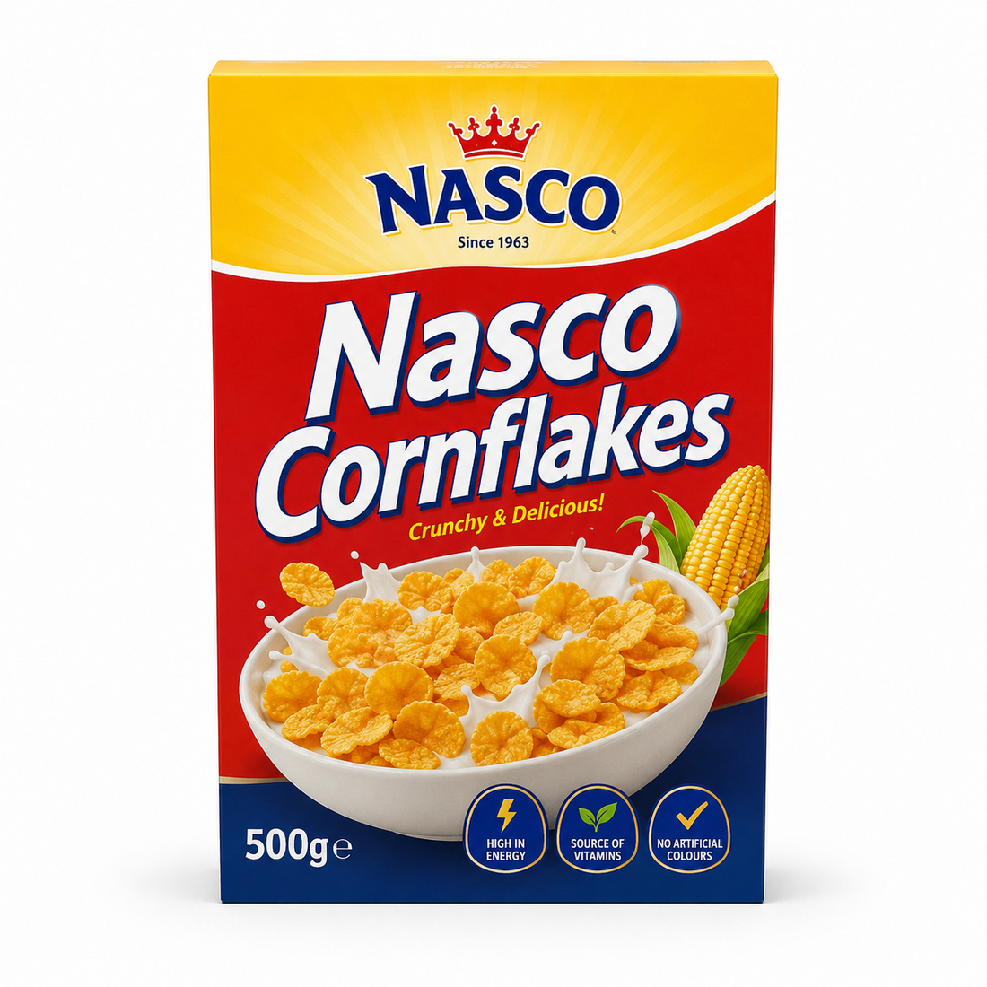 Cornflakes 500g cereal box