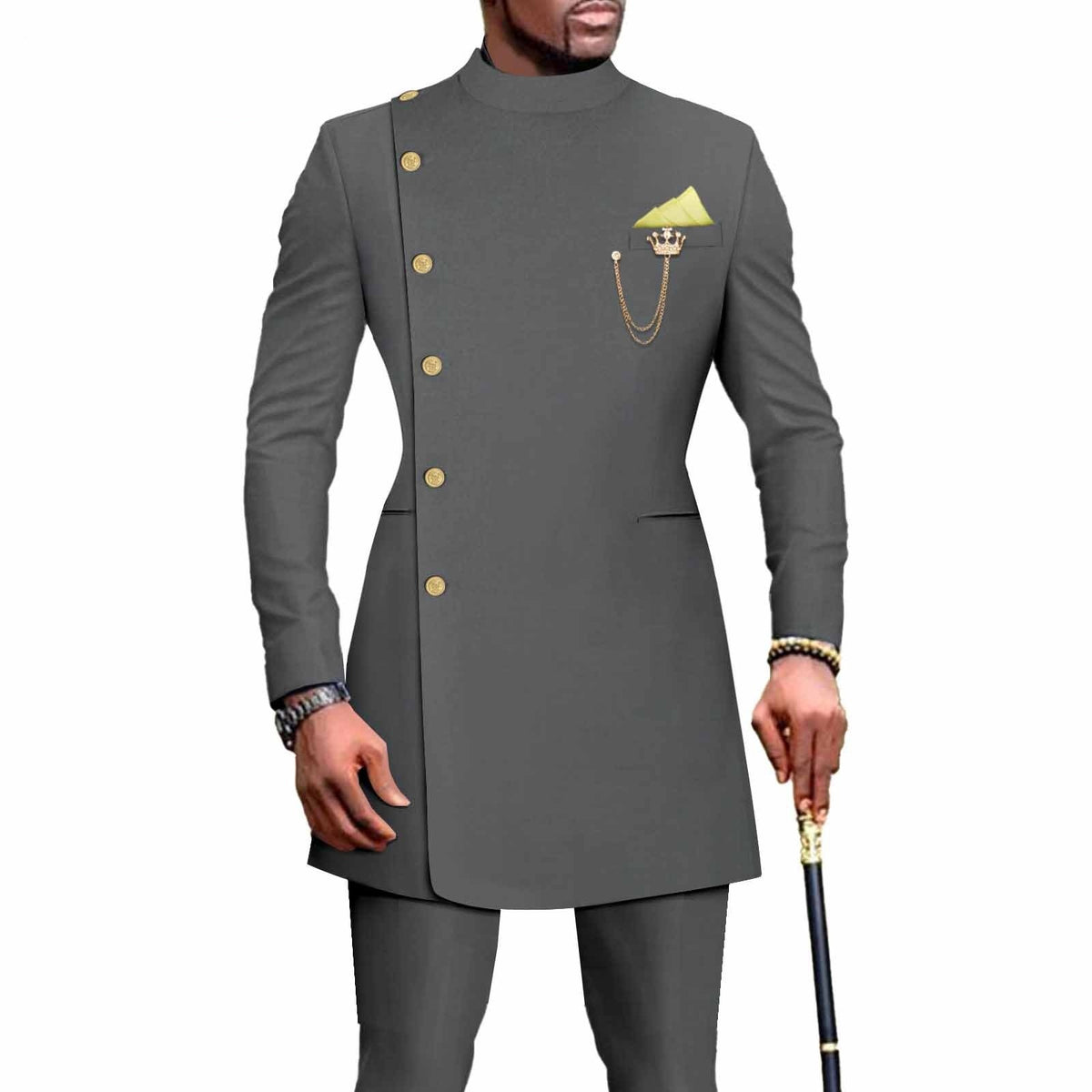 African Men's Two-piece Set