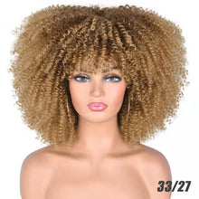 Load image into Gallery viewer, r Afro Wig Headgear