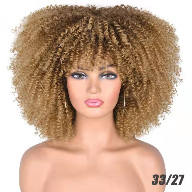 r Afro Wig Headgear