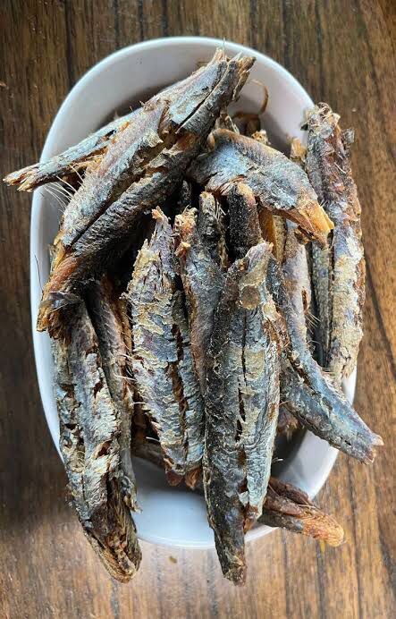 Dried Smoked Anchovies/ Herrings / Amane / from Ghana,/ 4 oz