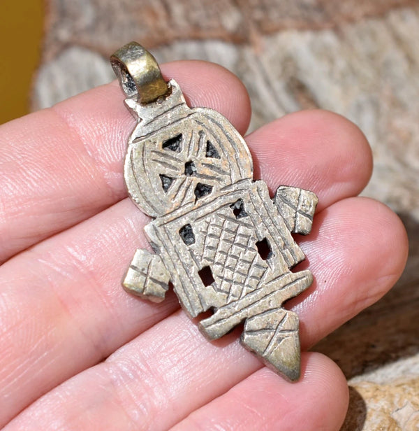 Handmade Ethiopian Coptic Cross Pendant