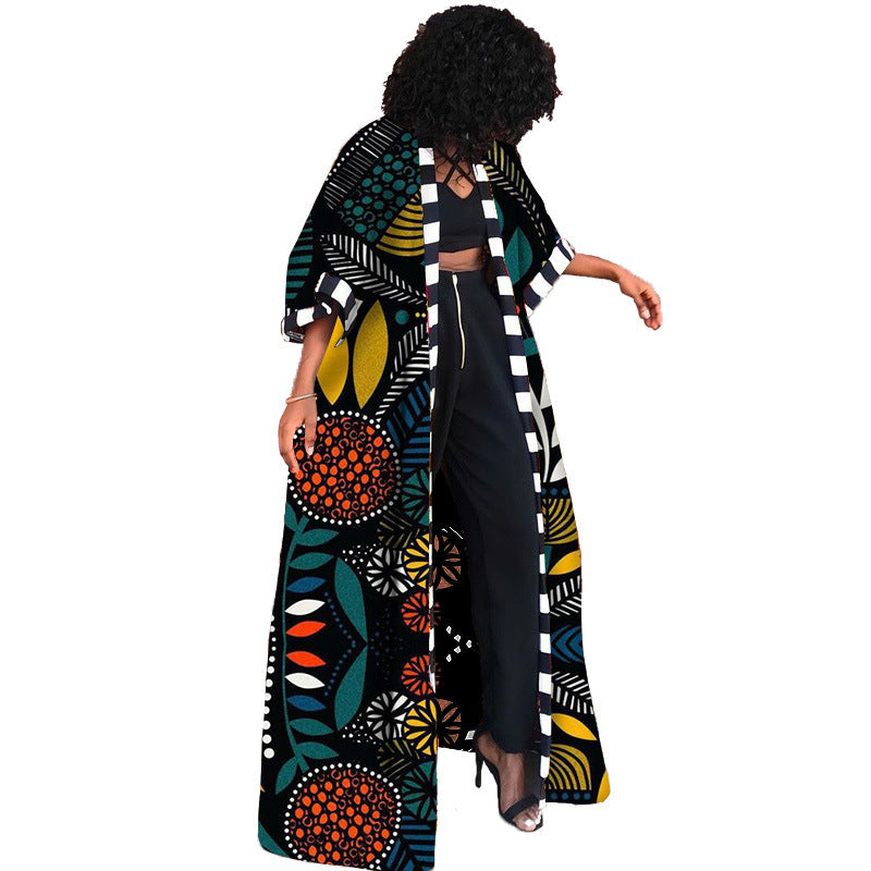 Ethnic Trench Coat