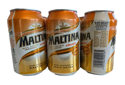 Maltina Non-Alcoholic Malt Drink (6 Pack)
