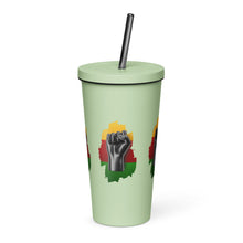 Load image into Gallery viewer, Insulated tumbler with a straw