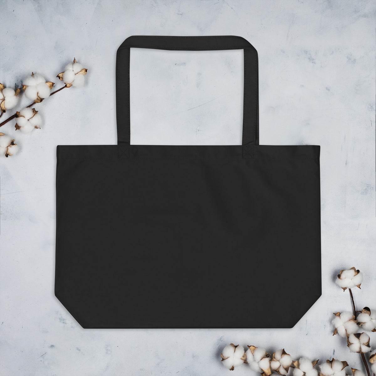 Large organic tote bag