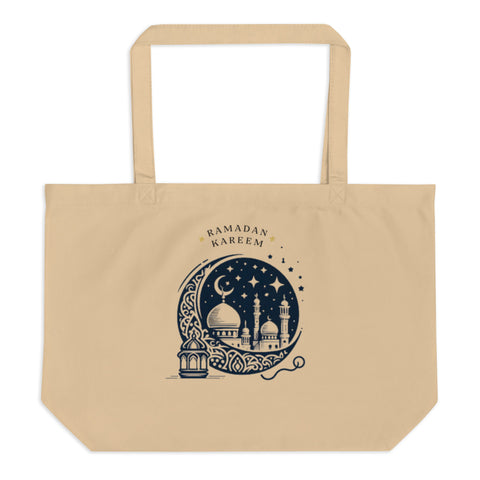 Large organic tote bag