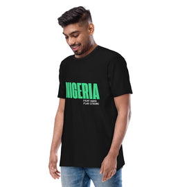 Nigeria Men’s premium heavyweight tee