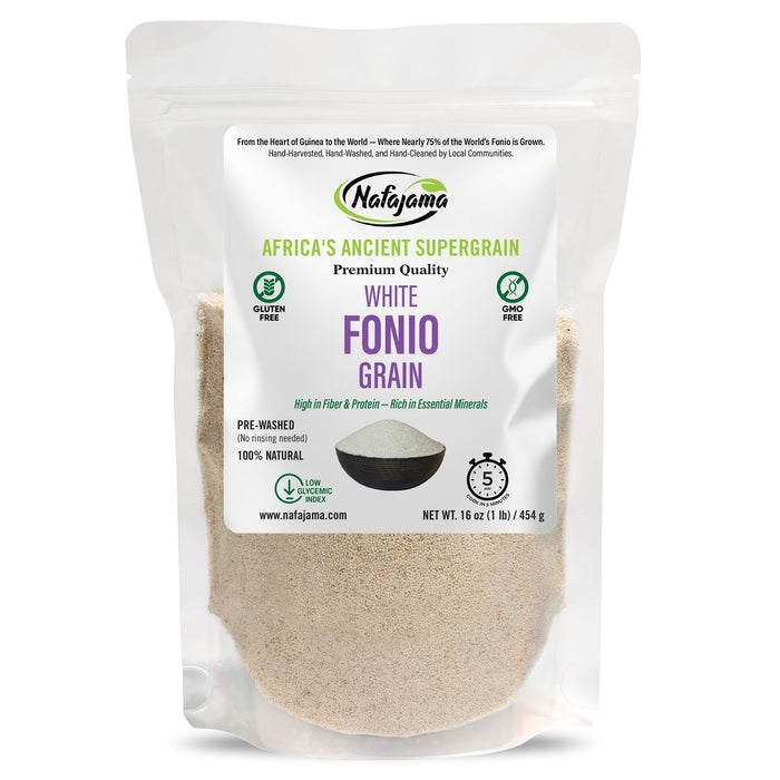 Nafajama White Fonio Grain 1 lb
