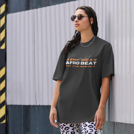 Afro beat Oversized faded t-shirt