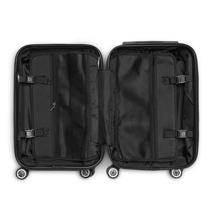 Africa Hard-Shell Suitcase product mockup - small side view