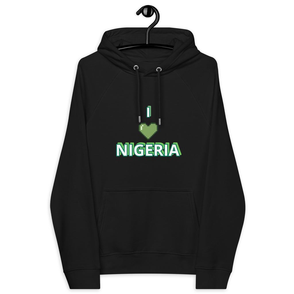 Nigerian eco raglan hoodie