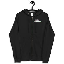Load image into Gallery viewer, Unisex fleece zip up hoodie