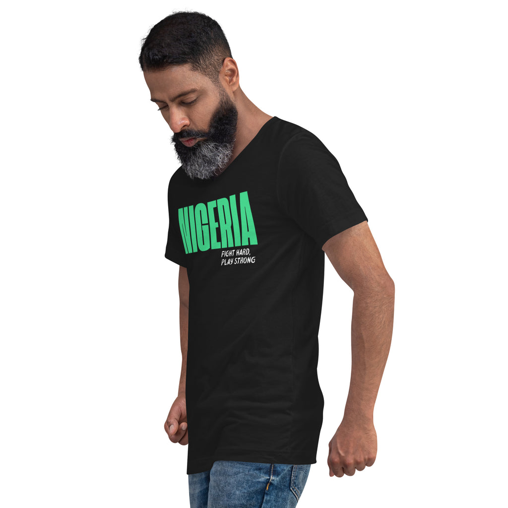 Unisex Short Sleeve V-Neck T-Shirt