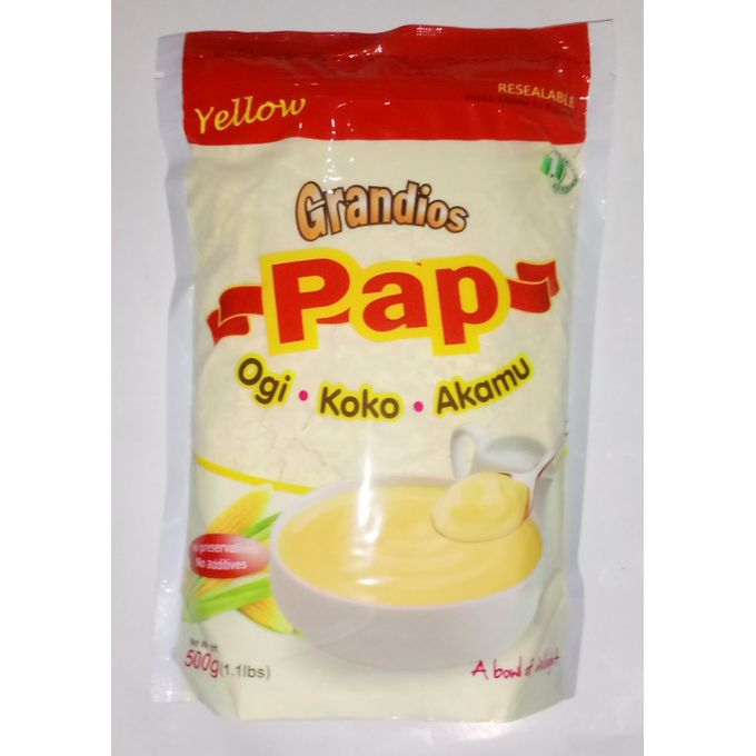 Grandios Fresh Pap - Yellow | Ogi | Akamu | Koko - 500g