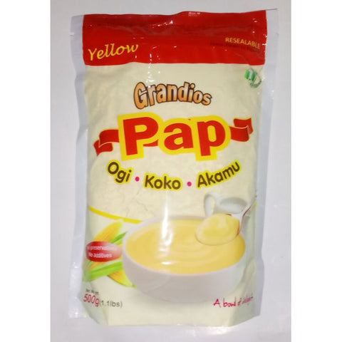 Grandios Fresh Pap - Yellow | Ogi | Akamu | Koko - 500g