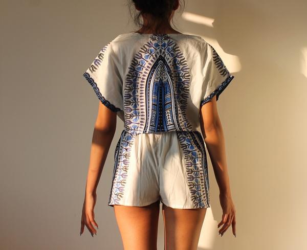 African Printing Sport Suit