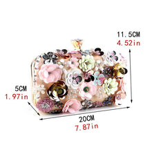 Load image into Gallery viewer, Flower Evening Bag