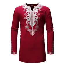 Load image into Gallery viewer, African Men Long Sleeve Shirt