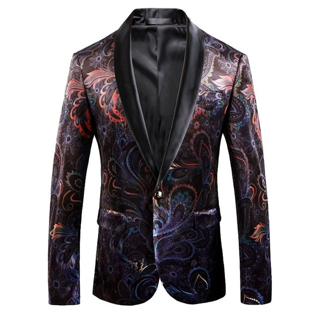 Fashion Men Luxury Suit Jacket